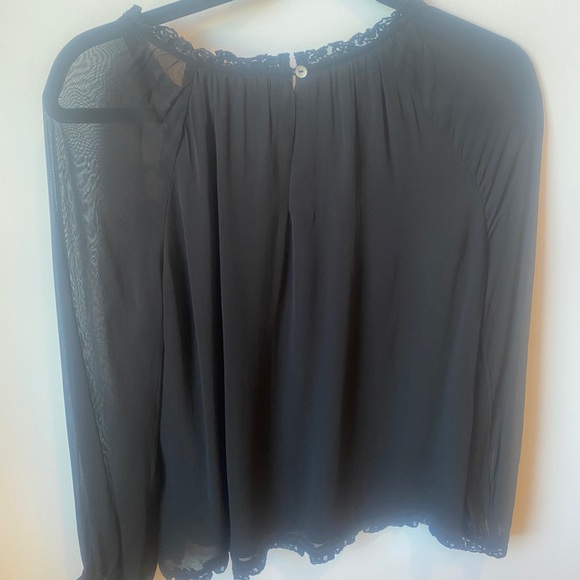 Velvet by Graham & Spencer Black Blouse - Picture 5 of 7